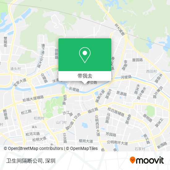 卫生间隔断公司地图