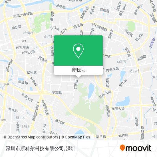 深圳市斯科尔科技有限公司地图