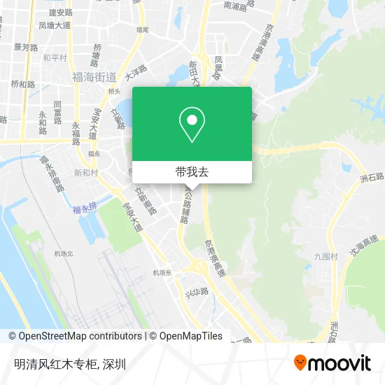 明清风红木专柜地图