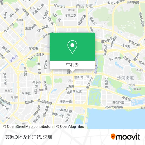 芸游剧本杀推理馆地图