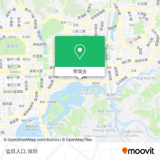 盐田入口地图
