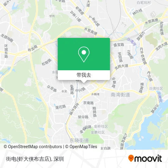 街电(虾大侠布吉店)地图