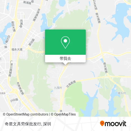 奇星文具劳保批发行地图