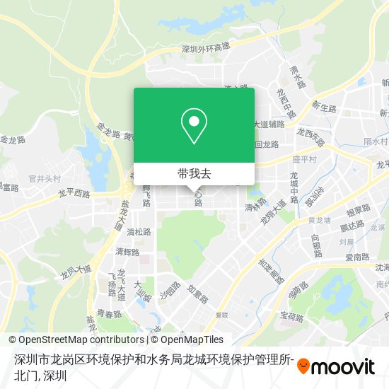 深圳市龙岗区环境保护和水务局龙城环境保护管理所-北门地图