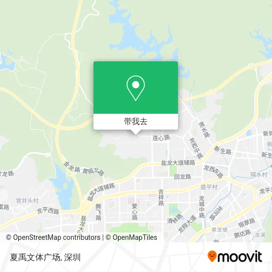 夏禹文体广场地图