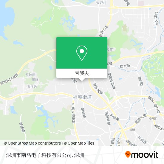 深圳市南马电子科技有限公司地图