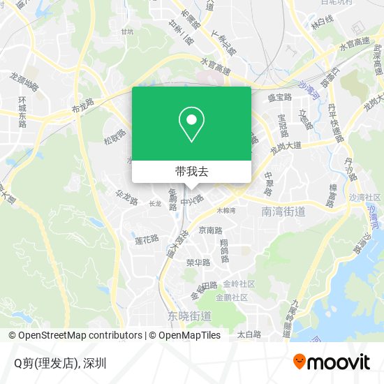 Q剪(理发店)地图