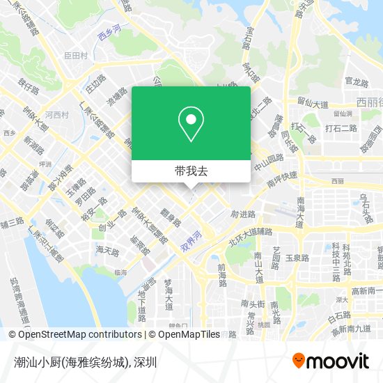 潮汕小厨(海雅缤纷城)地图