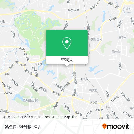 紫金围-54号楼地图