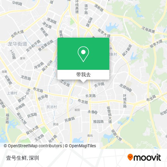 壹号生鲜地图