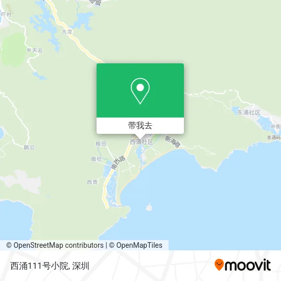 西涌111号小院地图