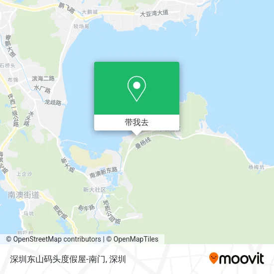 深圳东山码头度假屋-南门地图