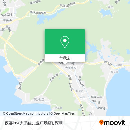 夜宴ktv(大鹏佳兆业广场店)地图