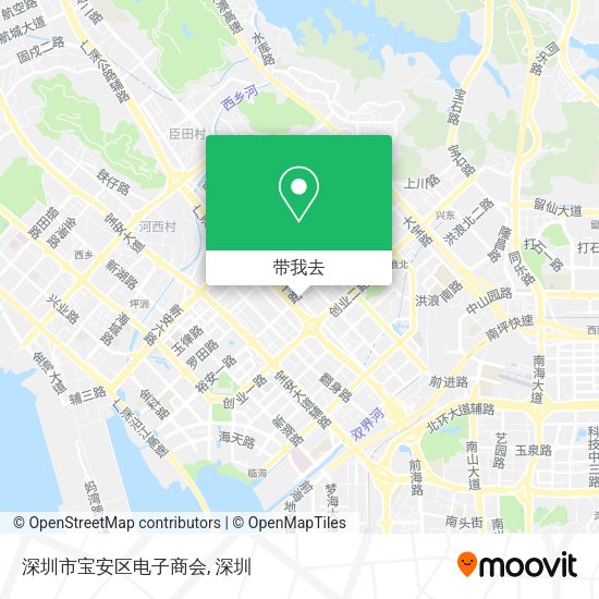 深圳市宝安区电子商会地图