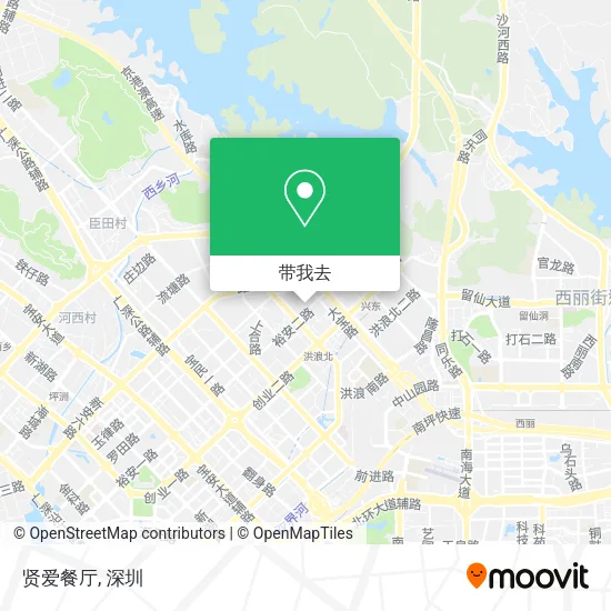 贤爱餐厅地图
