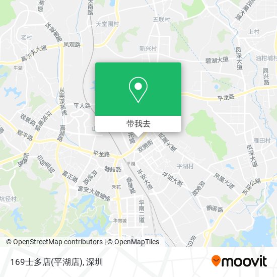 169士多店(平湖店)地图