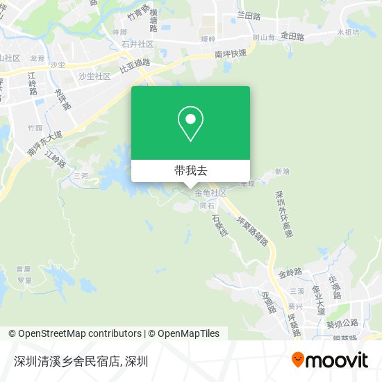 深圳清溪乡舍民宿店地图