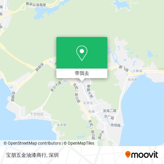 宝朋五金油漆商行地图