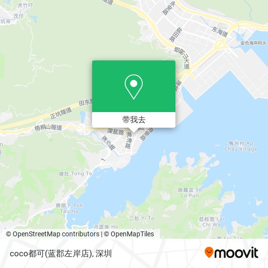 coco都可(蓝郡左岸店)地图