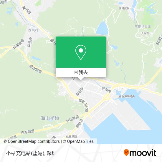 小桔充电站(盐港)地图