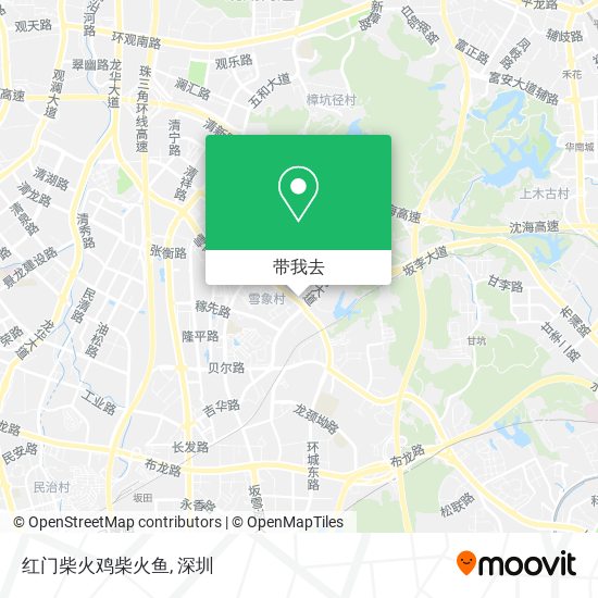 红门柴火鸡柴火鱼地图