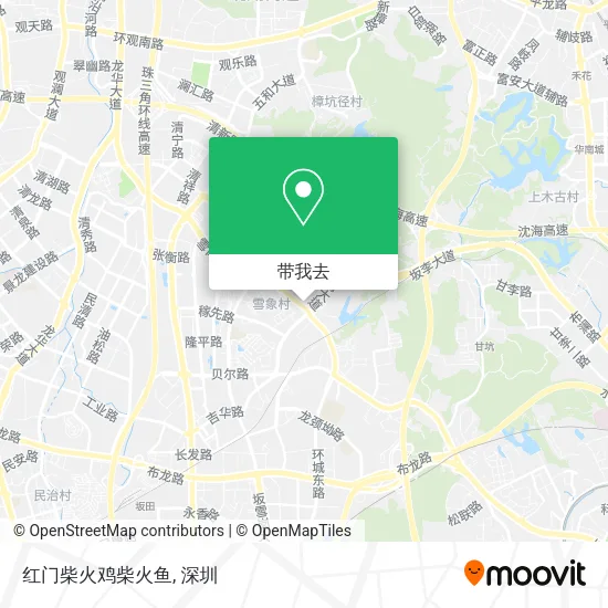 红门柴火鸡柴火鱼地图