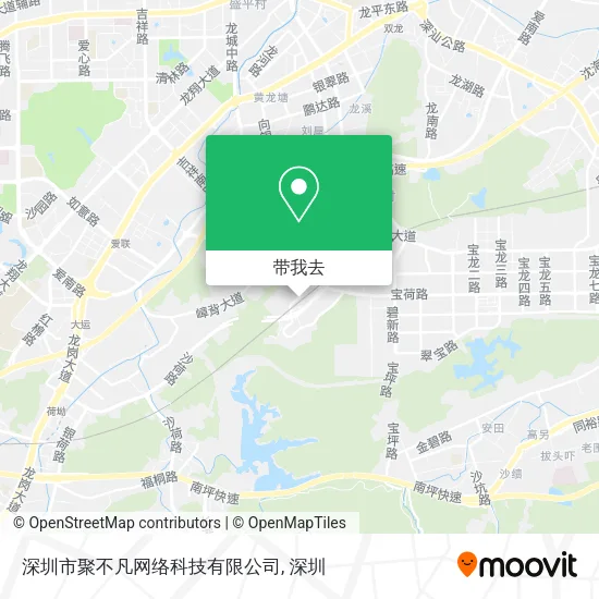 深圳市聚不凡网络科技有限公司地图