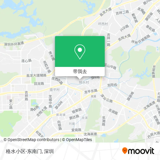 格水小区-东南门地图