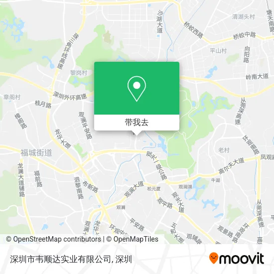 深圳市韦顺达实业有限公司地图