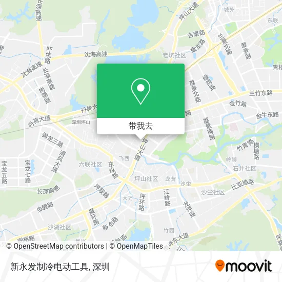 新永发制冷电动工具地图