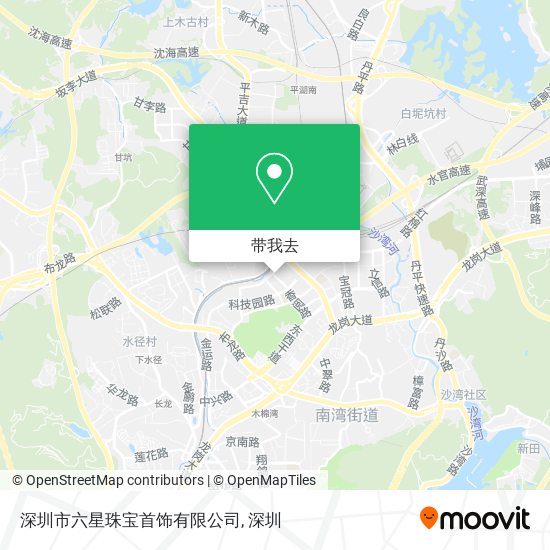 深圳市六星珠宝首饰有限公司地图