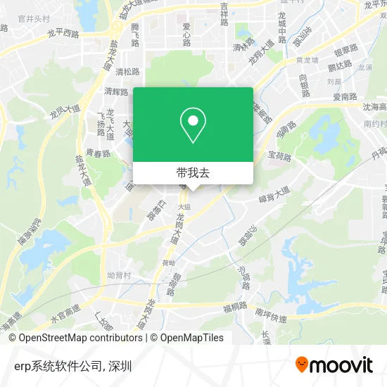 erp系统软件公司地图