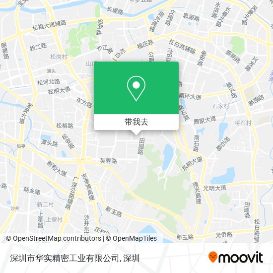 深圳市华实精密工业有限公司地图