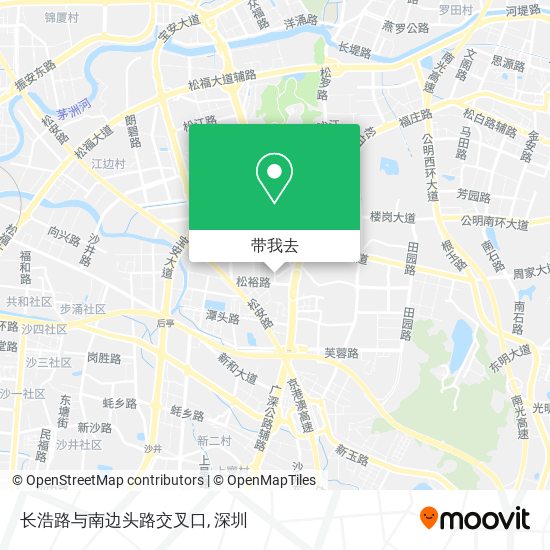 长浩路与南边头路交叉口地图