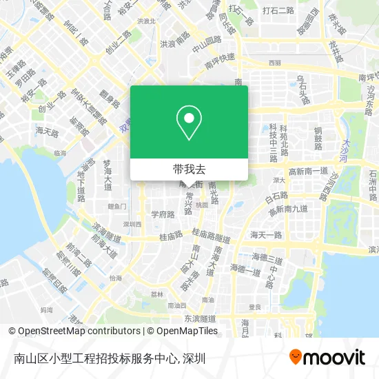 南山区小型工程招投标服务中心地图