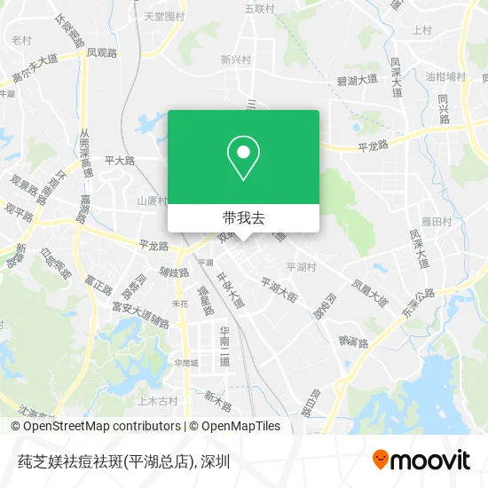 莼芝媄祛痘祛斑(平湖总店)地图