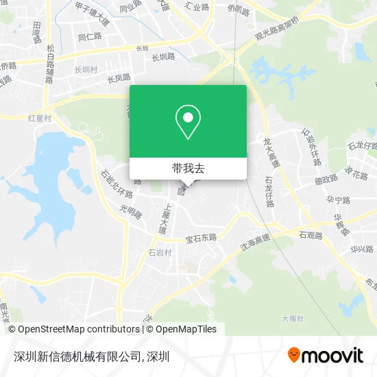 深圳新信德机械有限公司地图