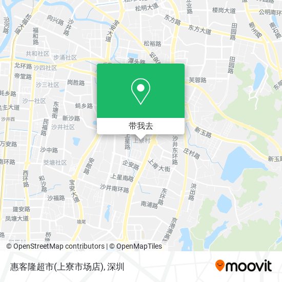 惠客隆超市(上寮市场店)地图