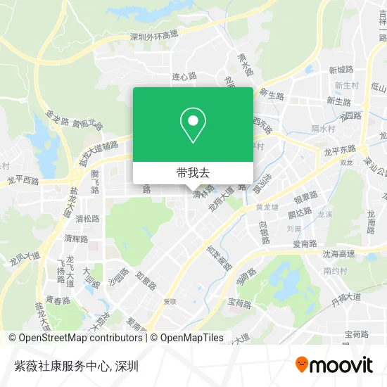 紫薇社康服务中心地图