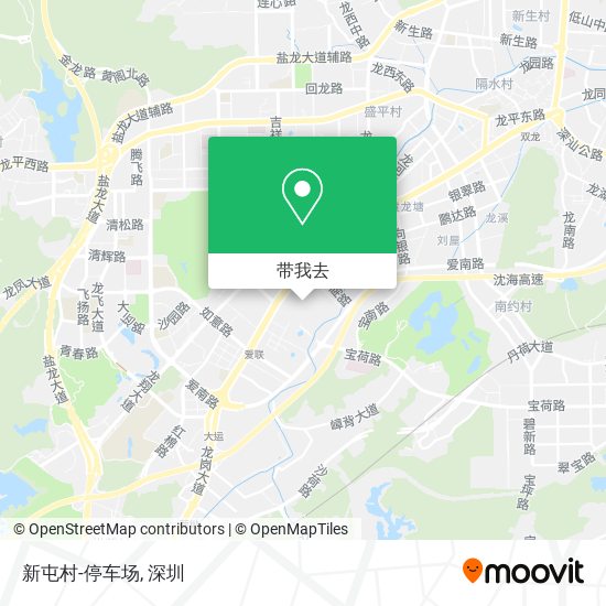 新屯村-停车场地图