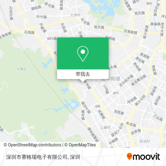 深圳市赛格瑞电子有限公司地图