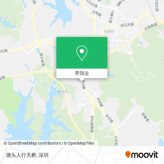 塘头人行天桥地图