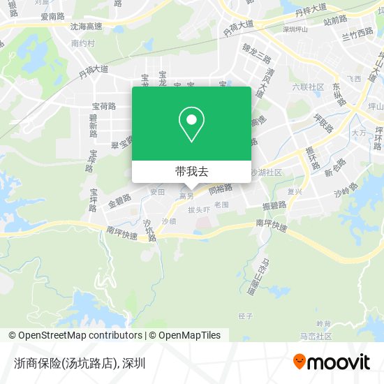 浙商保险(汤坑路店)地图