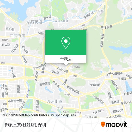 御质贡茶(桃源店)地图