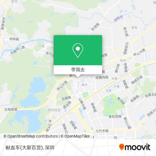 献血车(大新百货)地图