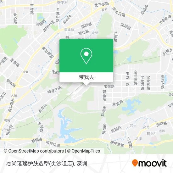 杰尚璀璨护肤造型(尖沙咀店)地图