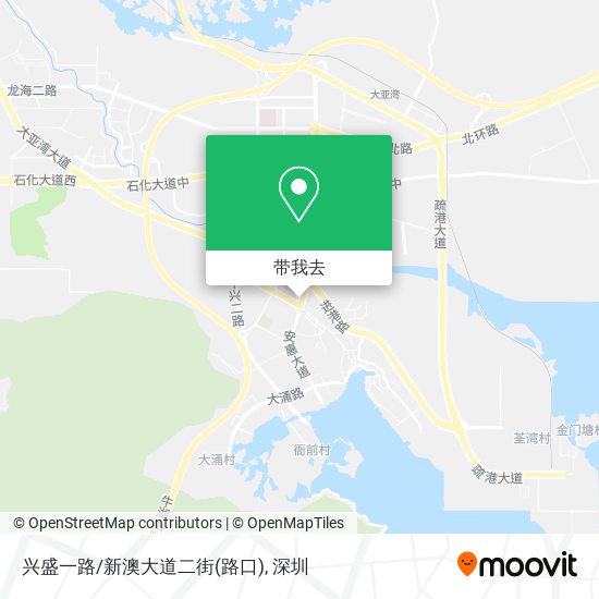 兴盛一路/新澳大道二街(路口)地图