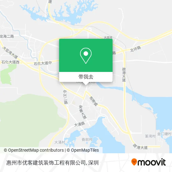 惠州市优客建筑装饰工程有限公司地图