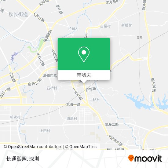 长通熙园地图