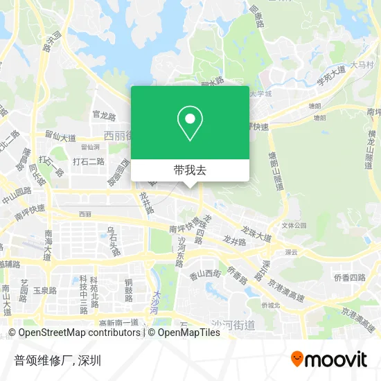 普颂维修厂地图